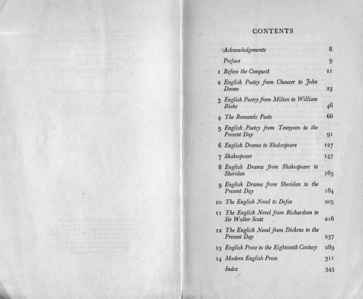 A Short History of English Literature by Evans Ifor