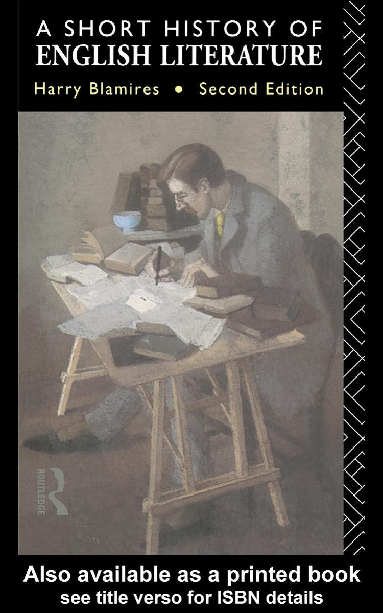 A Short History of English Literature by Harry Blamires