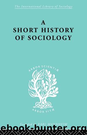 A Short History of Sociology by Heinz Maus