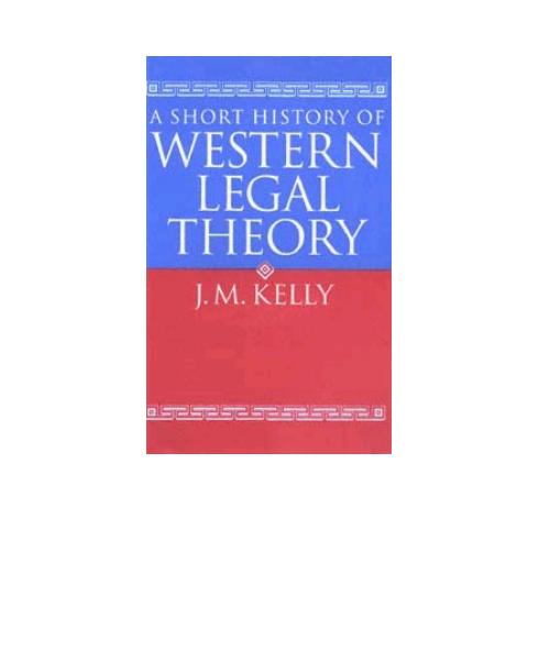 A Short History of Western Legal Theory by Unknown
