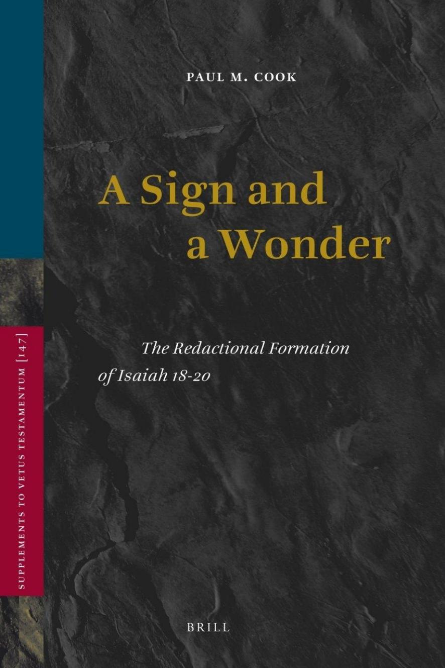 A Sign and a Wonder by Paul M. Cook