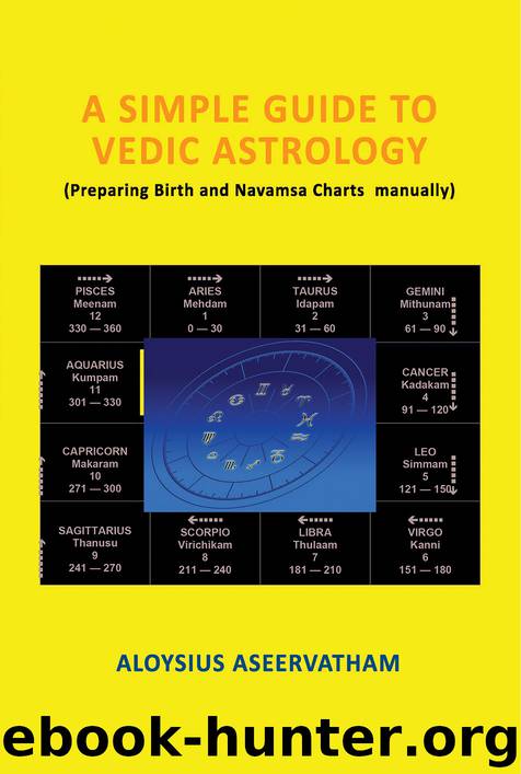 A Simple Guide to Vedic Astrology by Aloysius Aseervatham