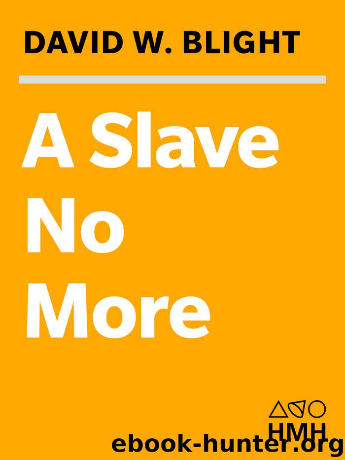 A Slave No More by David W. Blight