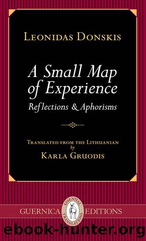 A Small Map of Experience by Donskis Leonidas;Gruodis Karla;