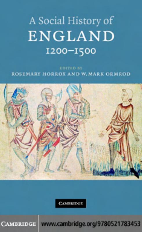 A Social History of England, 1200-1500 by unknow