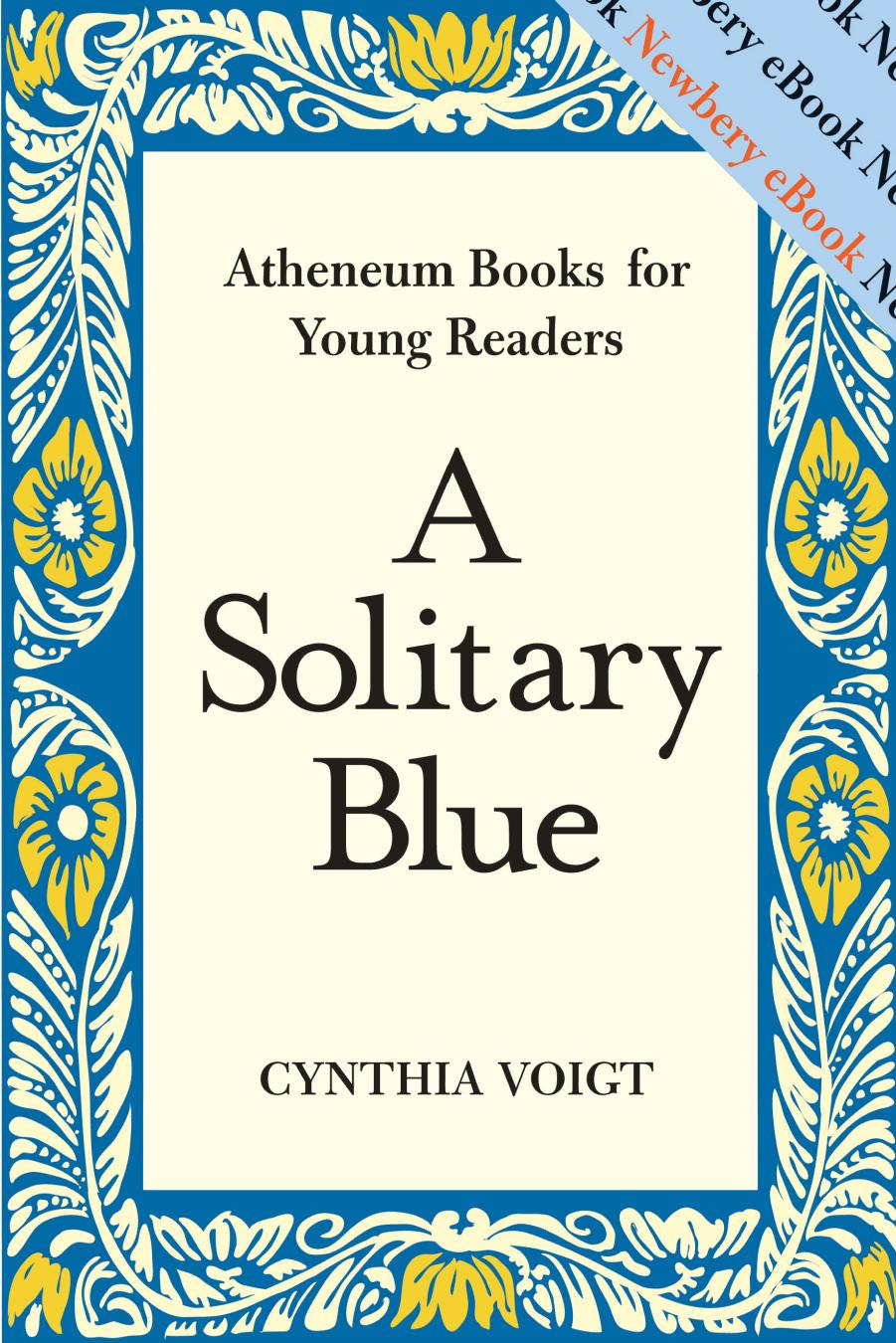 A Solitary Blue by Cynthia Voigt