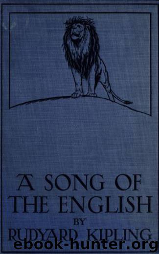 A Song of the English by Rudyard Kipling