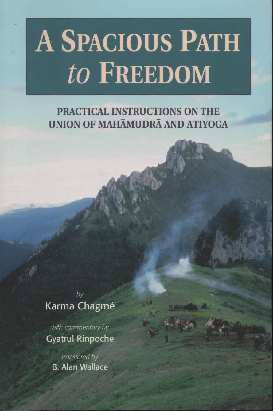 A Spacious Path to Freedom: Practical Instructions on the Union of Mahamudra and Atiyoga by Karma Chagme