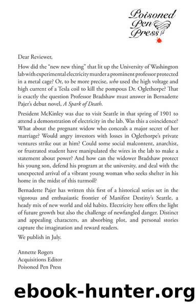 A Spark of Death by A Spark of Death (Professor Bradshaw Mysteries #1)