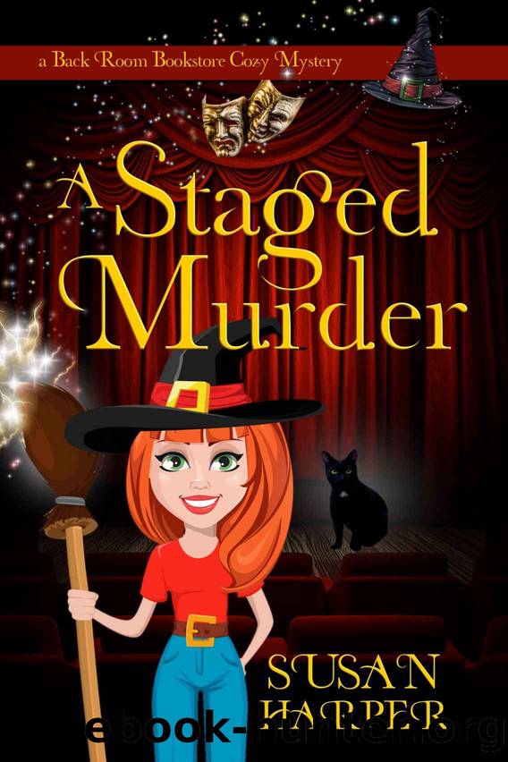A Staged Murder: A Back Room Bookstore Paranormal Cozy Mystery by Harper Susan