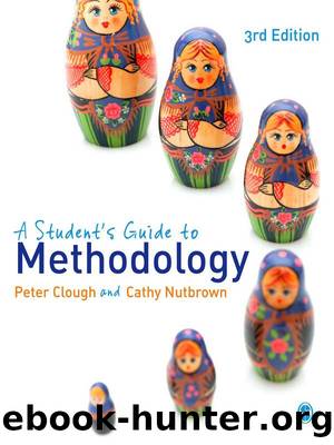 A Student's Guide to Methodology by Peter Clough & Cathy Nutbrown