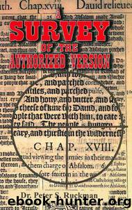 A Survey of the Authorized Version by Dr. Peter S. Ruckman