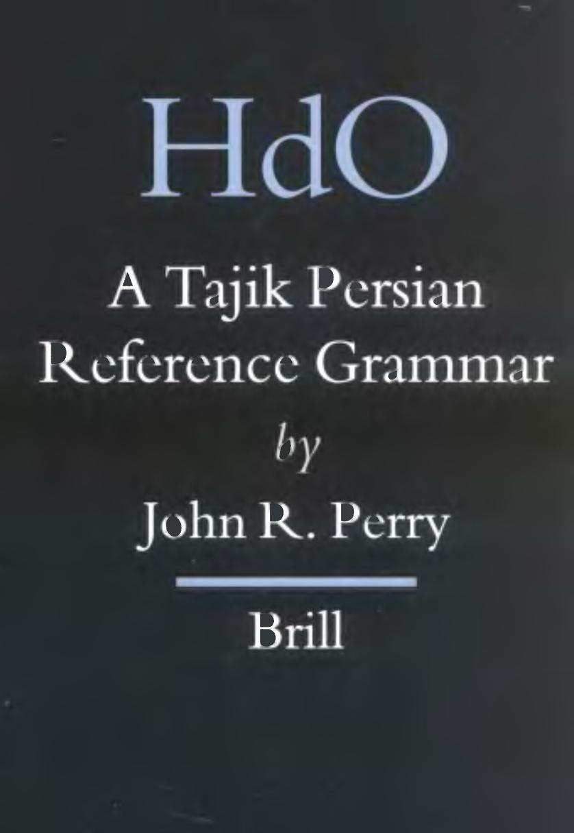 A Tajik Persian Reference Grammar by Unknown