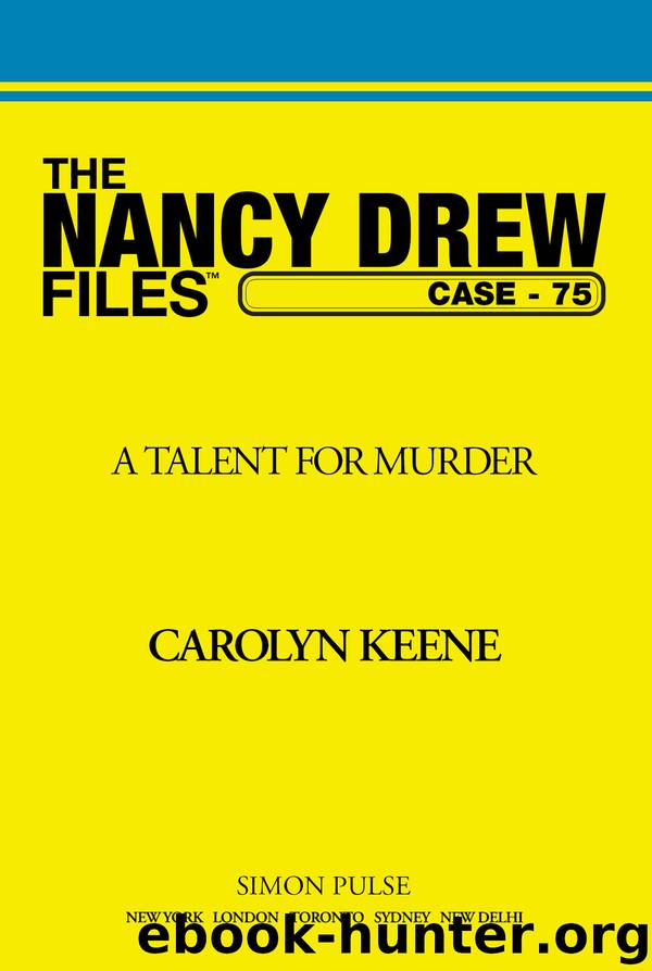 A Talent for Murder by Carolyn Keene