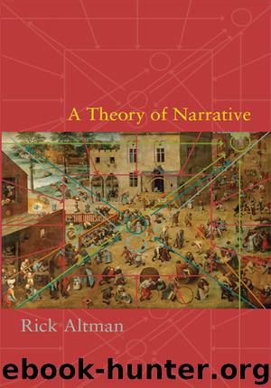 A Theory of Narrative by Altman Rick;
