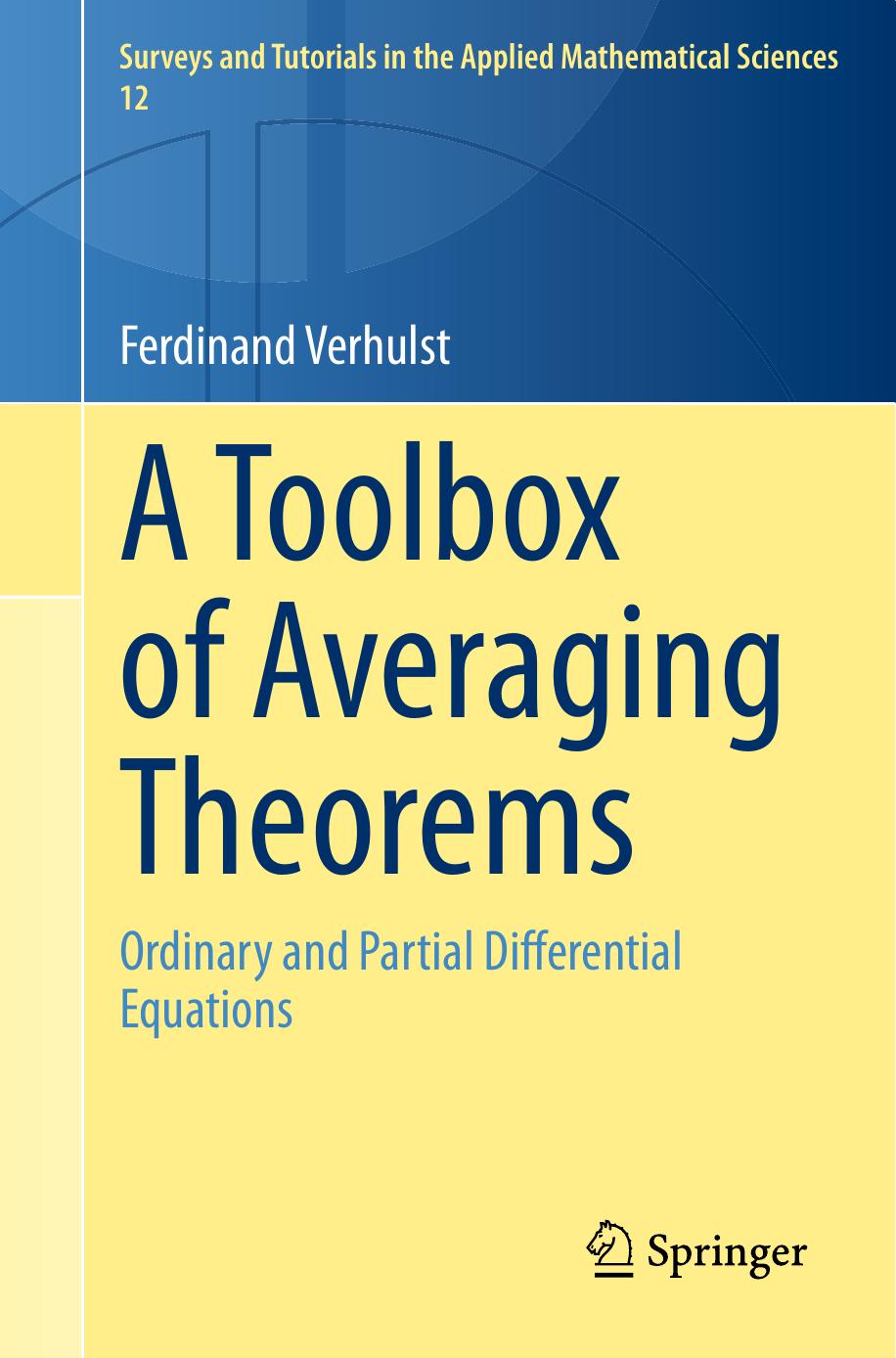 A Toolbox of Averaging Theorems by Ferdinand Verhulst