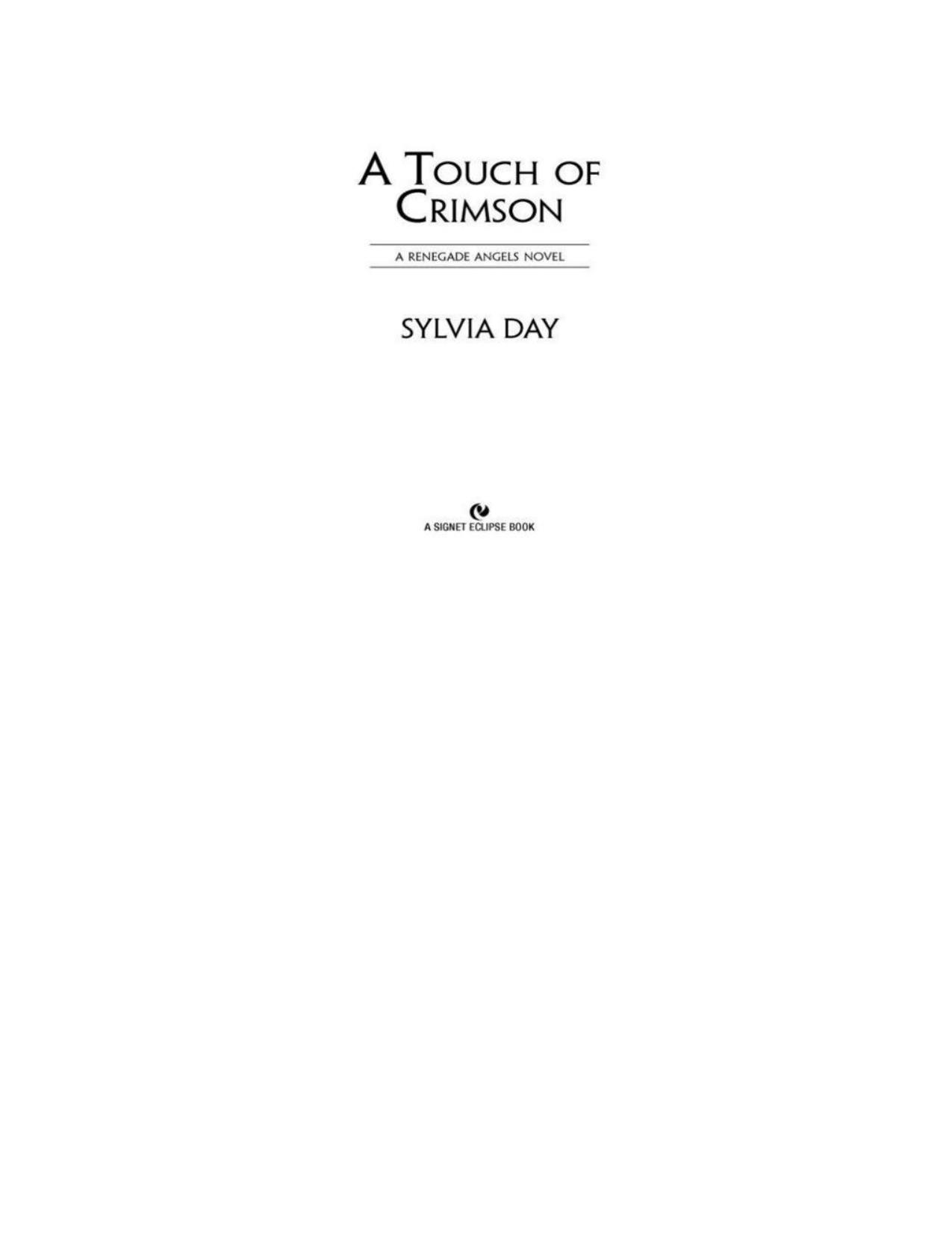 A Touch of Crimson by Sylvia Day