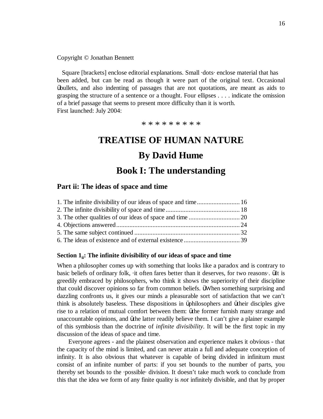 A Treatise of Human Nature by David Hume