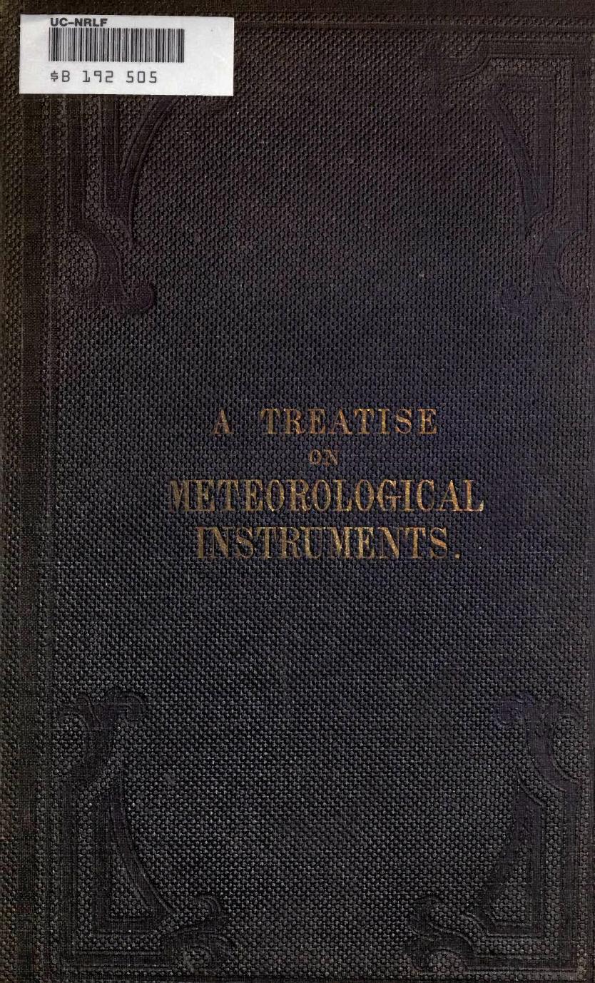 A Treatise on Meteorological Instruments by Negretti Zambra
