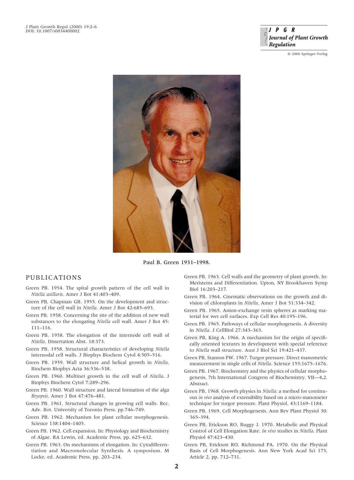 A Tribute to Paul Green by Silk W