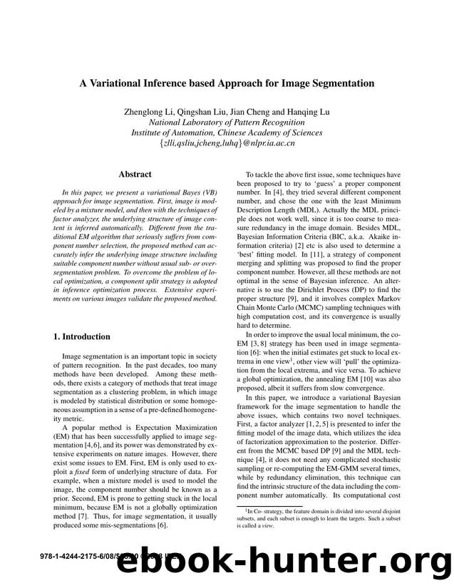 A Variational Inference based Approach for Image Segmentation by 