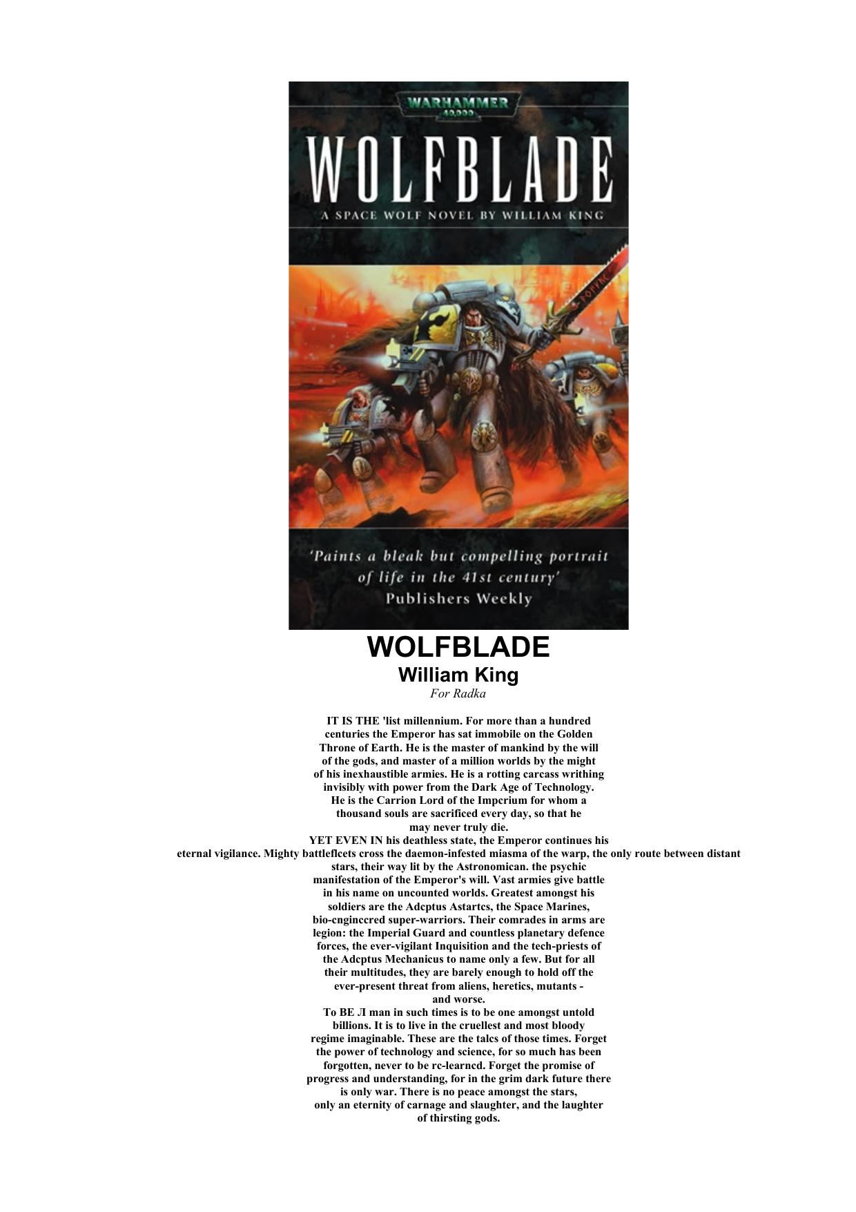 A WARHAMMER 40,000 NOVEL by leopro