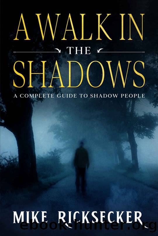 A Walk In The Shadows: A Complete Guide To Shadow People by Ricksecker Mike