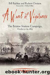 A Want of Vigilance by Bill Backus