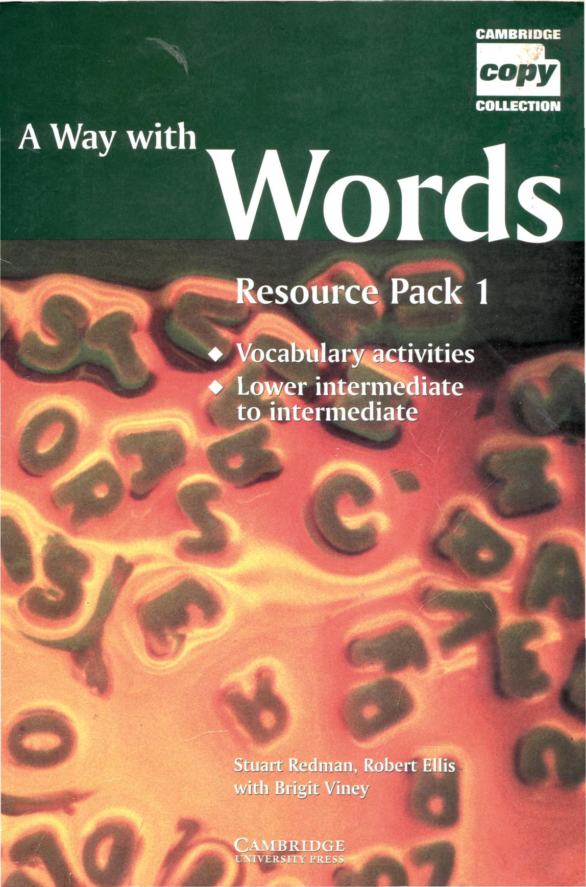 A Way with Words Resource Pack 1 Book (Cambridge Copy Collection) by Stuart Redman Robert Ellis