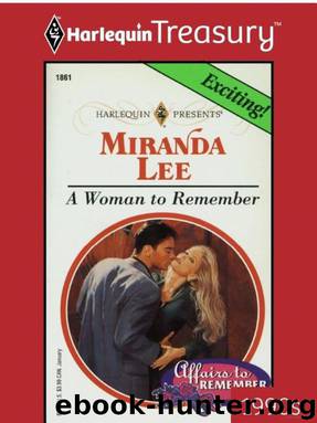 A Woman to Remember by Miranda Lee