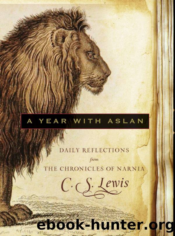 A Year with Aslan by C. S. Lewis