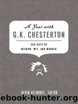 A Year with G. K. Chesterton by Kevin Belmonte