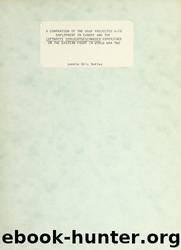 A comparison of the USAF projected A-10 employment in Europe and the Luftwaffe Schlachtgeschwader experience on the eastern front in World War Two. by Naval Postgraduate School Dudley Knox Library