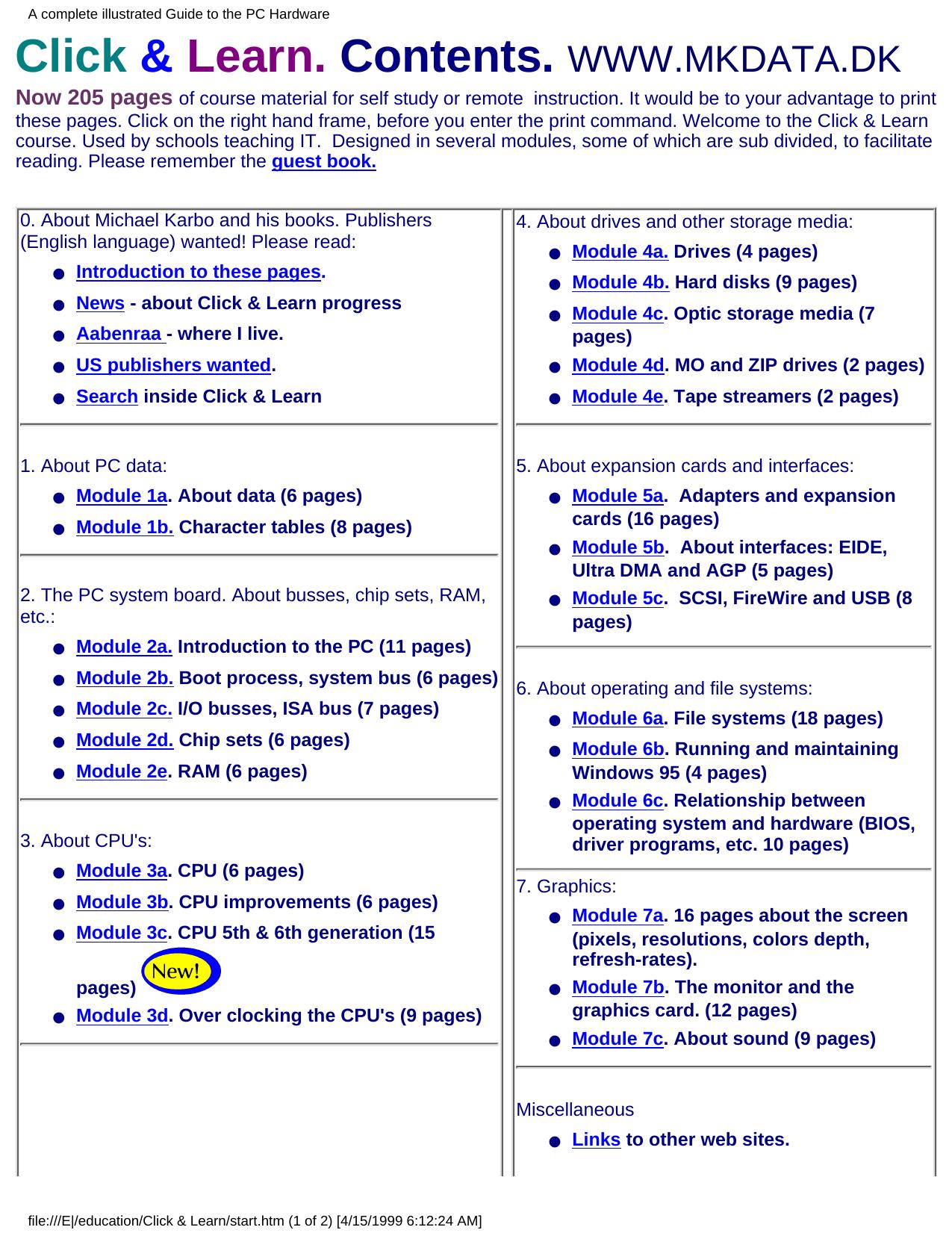 A complete illustrated Guide to the PC Hardware by Unknown