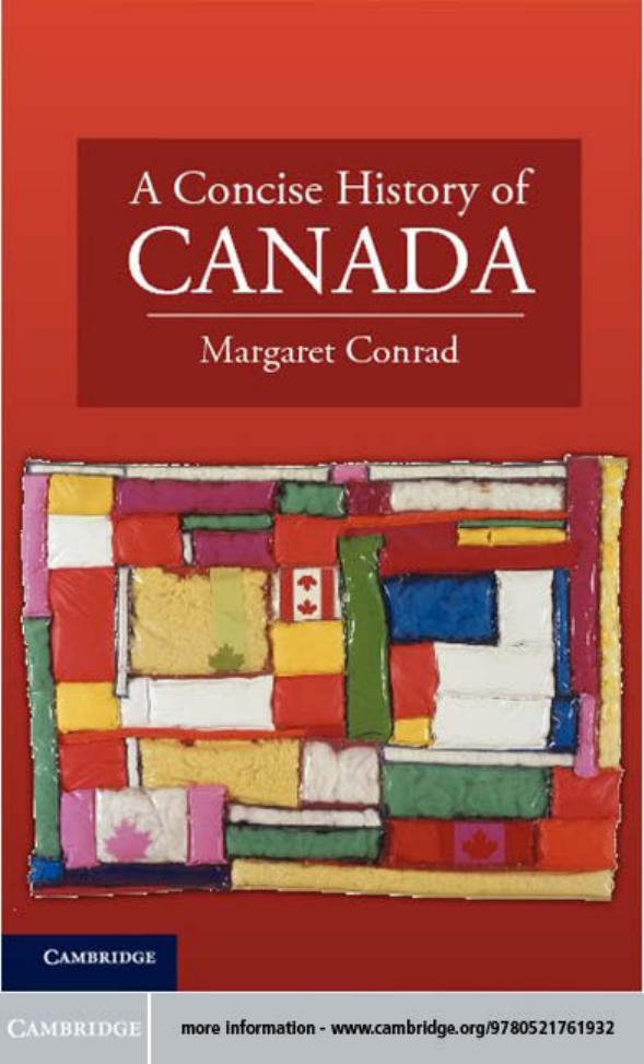 A concise history of Canada by Conrad Margaret