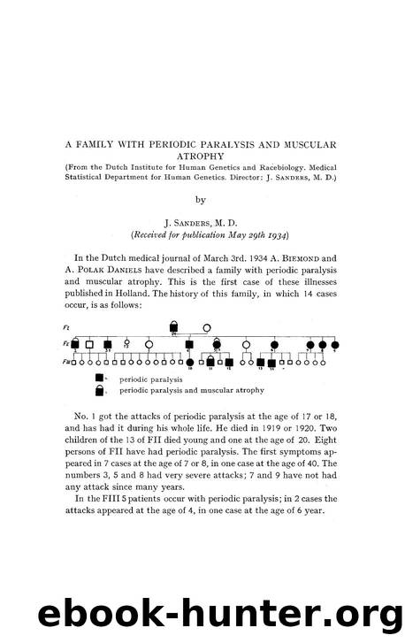 A family with periodic paralysis and muscular atrophy by Unknown