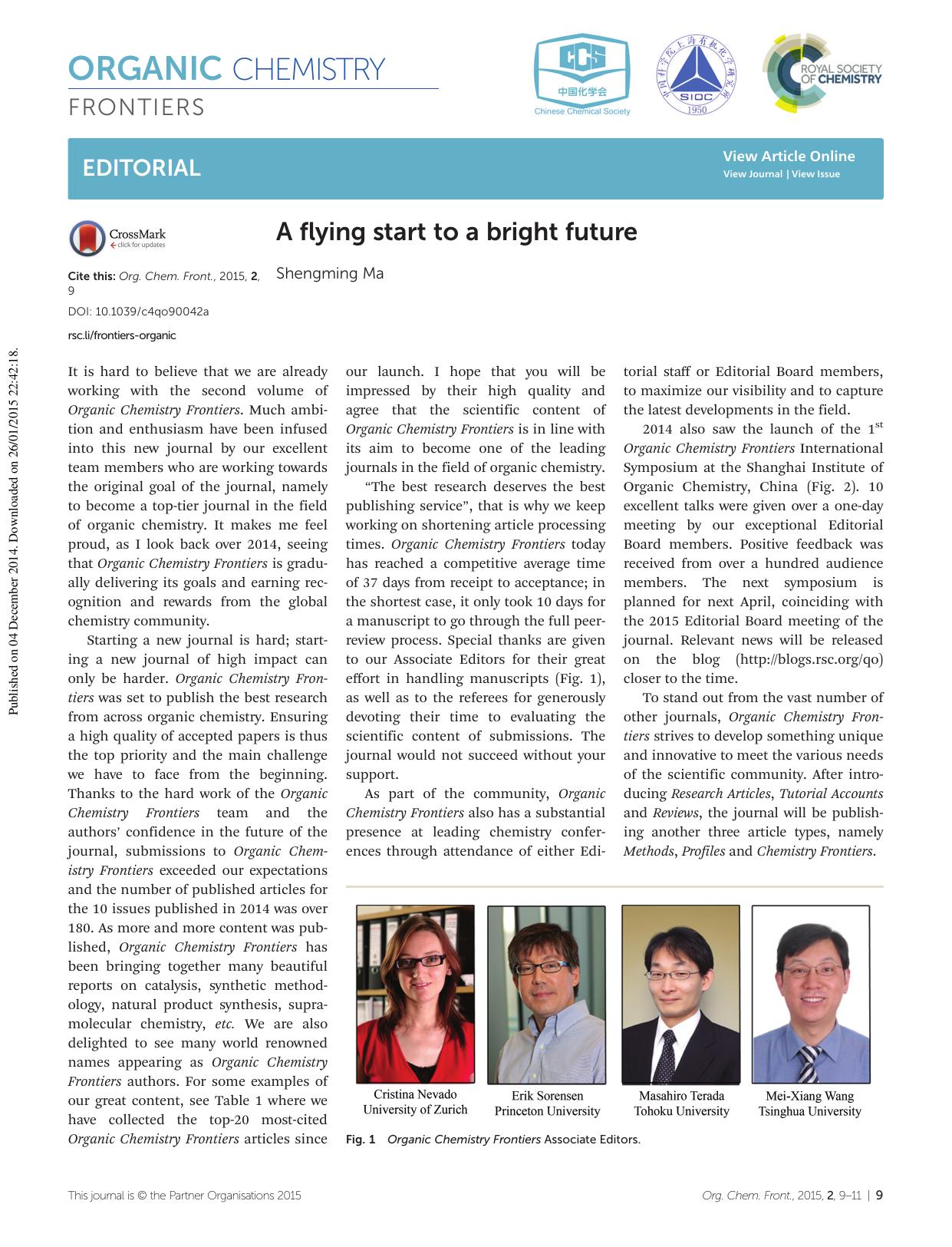A flying start to a bright future by Shengming Ma
