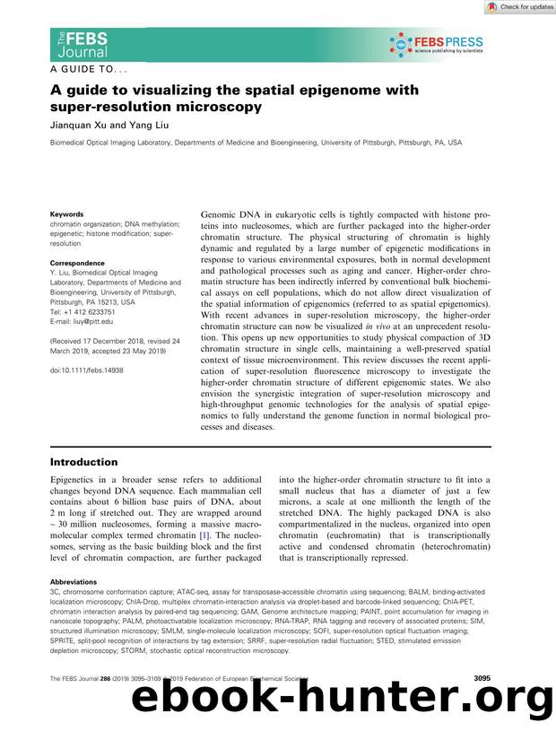 A guide to visualizing the spatial epigenome with superâresolution microscopy by Unknown
