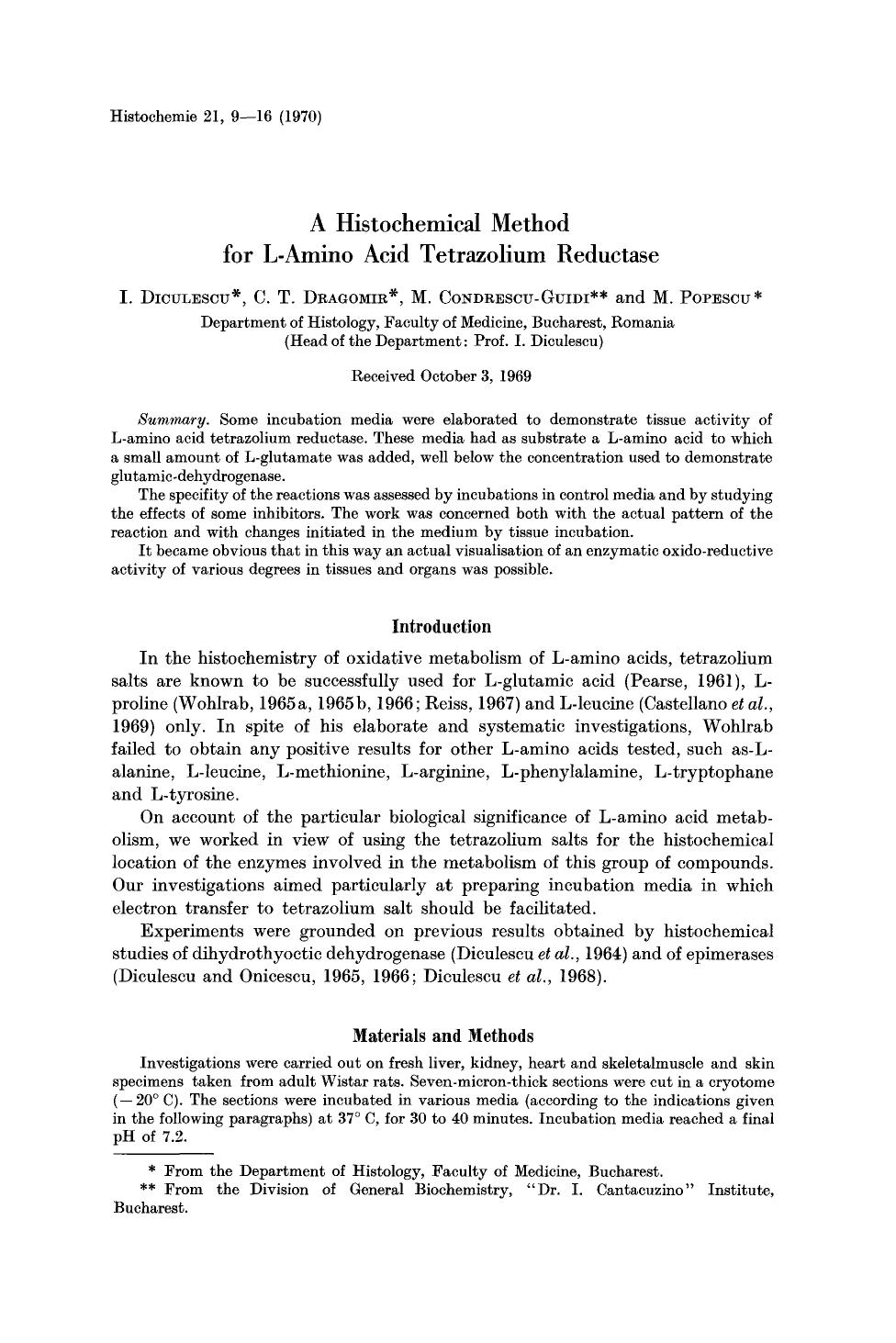 A histochemical method for L-amino acid tetrazolium reductase by Unknown