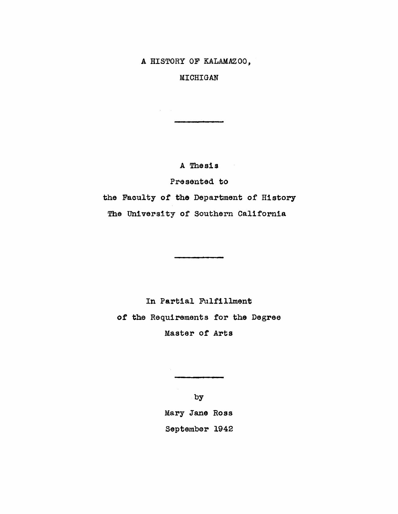 A history of Kalamazoo, Michigan by Ross M. J