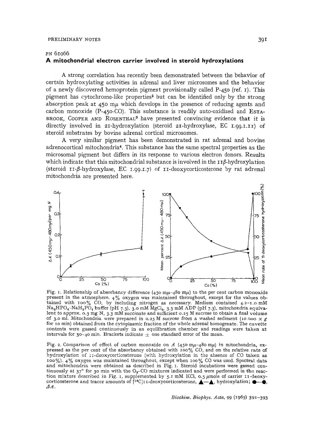 A mitochondrial electron carrier involved in steroid hydroxylations by Lowell D. Wilson; Don H. Nelson; Boyd W. Harding