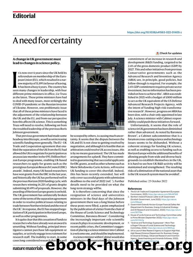 A need for certainty by Unknown