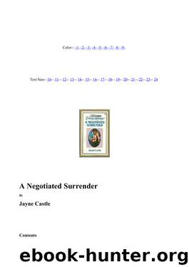 A negotiated surrender by Jayne Castle