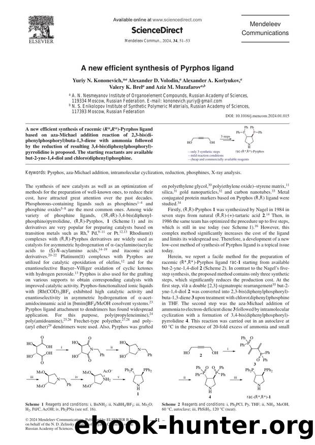 A new efficient synthesis of Pyrphos ligand by unknow
