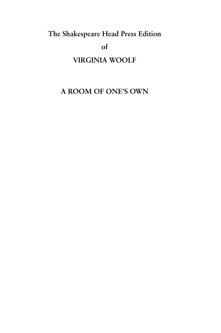 A room of one's own by Bradshaw David; Clarke Stuart Nelson; Woolf Virginia
