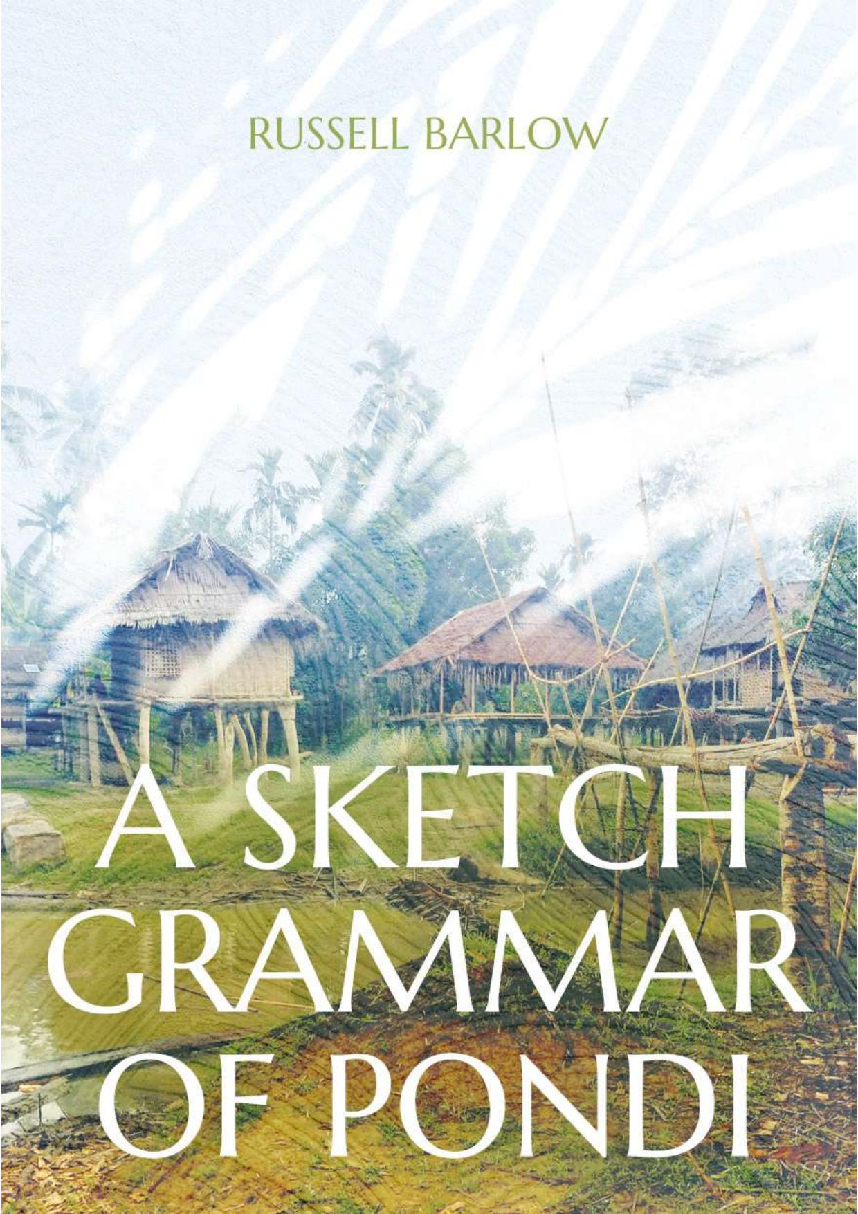 A sketch grammar of Pondi by RUSSELL BARLOW