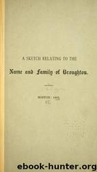 A sketch relating to the name and family of Broughton by New York Public Library