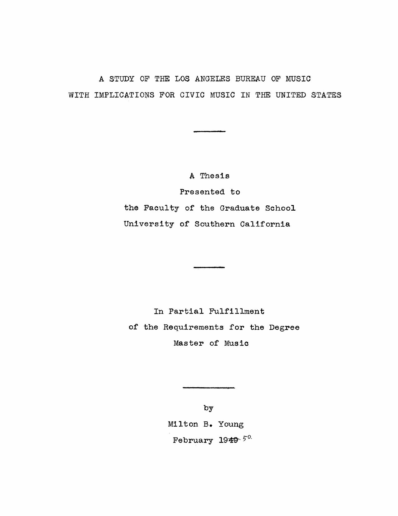 A study of the Los Angeles Bureau of Music with implications for civic music in the United States by Young Milton Burnett