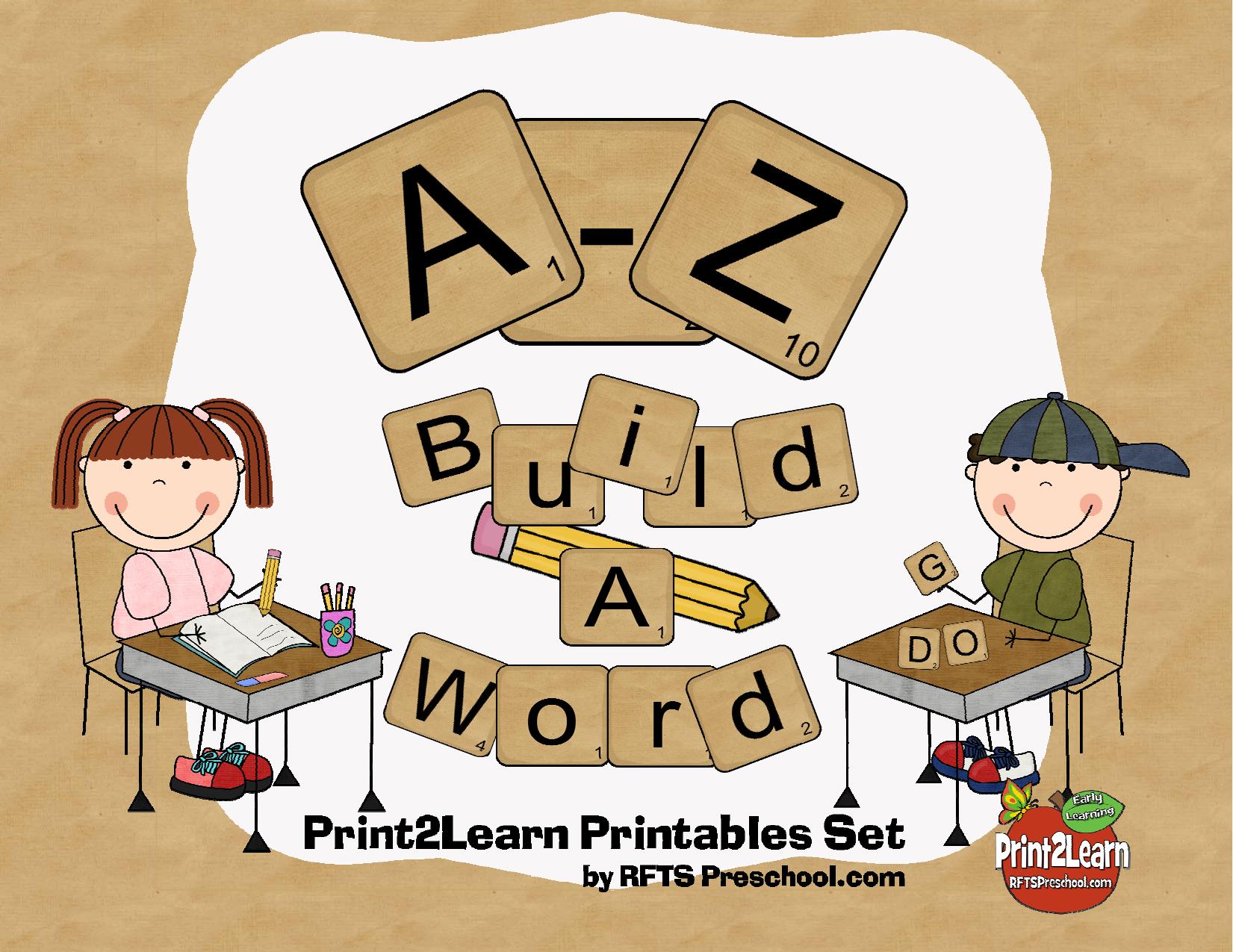 A to Z Order Word Building by RFTS PreK-Kindergarten