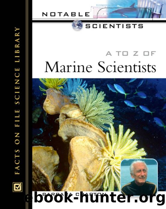 A to Z of Marine Scientists by Charton Barbara